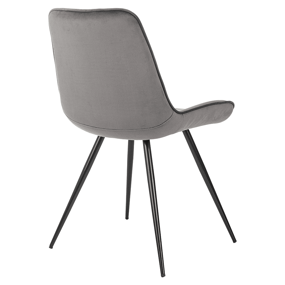 Стул Бюрократ "CH-K2_4", ткань, темно-серый, металл, комплект 4 штуки - 5