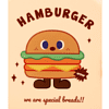 Контейнер для еды "Hamburger", пластик, бежевый - 2