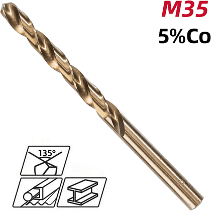 Сверло по металлу Deli RS EDH-MHZ075-E2, 7.5 мм, DIN 338, HSCo 5% - 2 Сверло по металлу Deli RS EDH-MHZ075-E2, 7.5 мм, DIN 338, HSCo 5% - 2