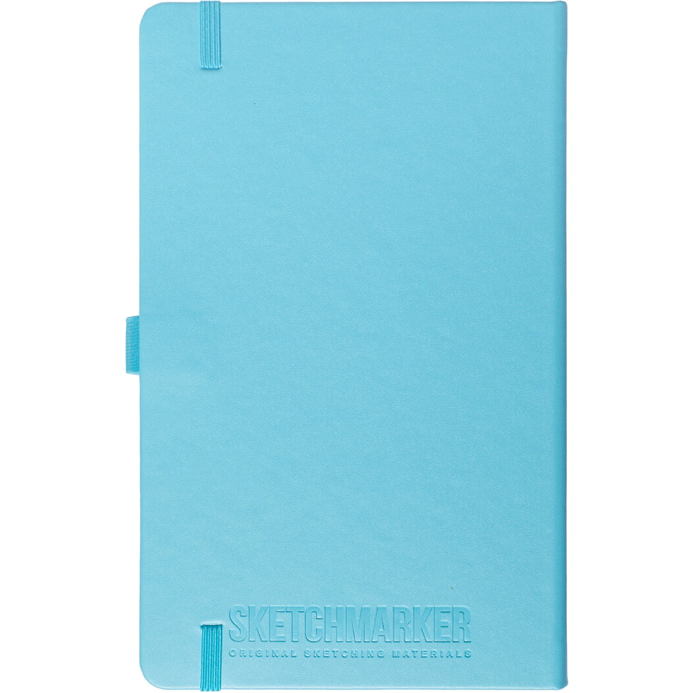 Скетчбук "Sketchmarker", 13x21 см, 140 г/м2, 80 листов, небесно-голубой - 2