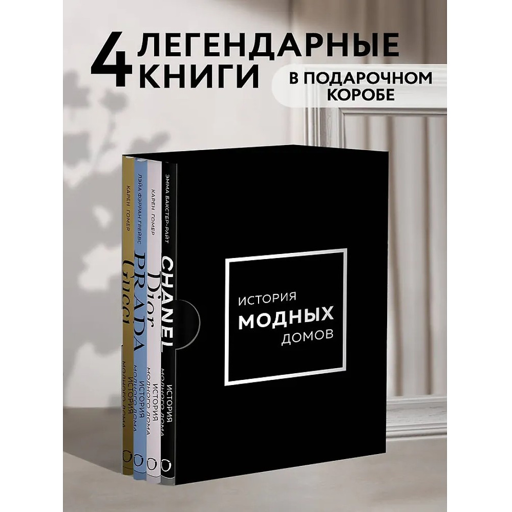 Комплект из 4-х книг "История модных Домов: Chanel, Dior, Gucci, Prada"  - 5