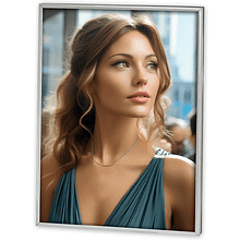 Фоторамка "SILVER", 7х10 см, металлическая, со стеклом, серебристый