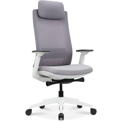 Кресло компьютерное SitZone E-VL002A-BS, сетка, ткань, пластик, серый - 7