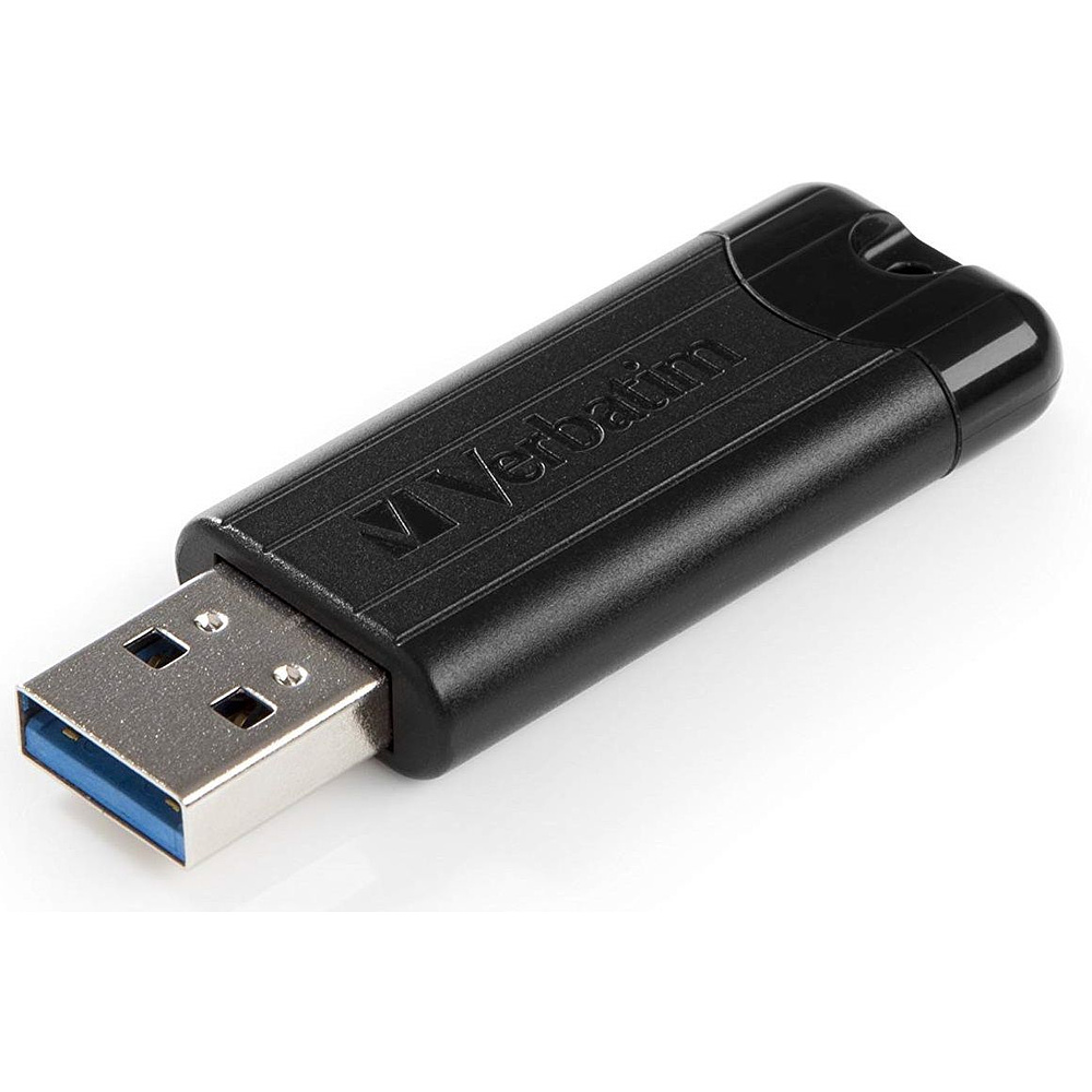 USB-накопитель "PinStripe Store 'n' Go", 64 гб, usb 3.2, черный - 2