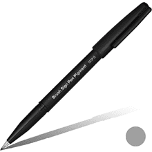 Маркер-кисть "Brush Sign Pen Pigment", серый