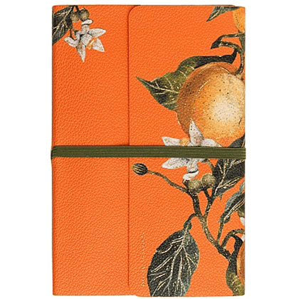 Ежедневник недатированный "Fauna. Paradise. Oranges", А5, 192 страниц, линейка, оранжевый - 2