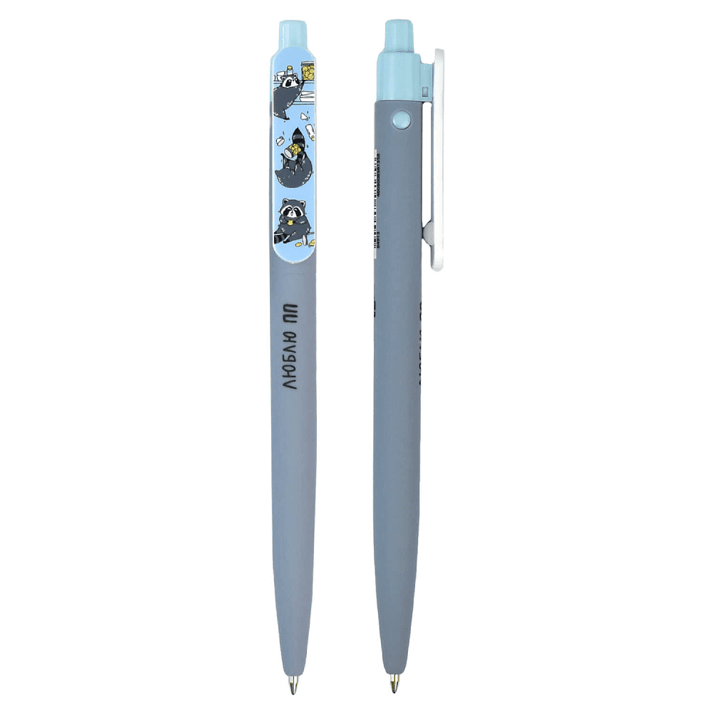 Ручка шариковая автоматическая "Жизнь животных", 0.7 мм, стерж. синий, ассорти - 3