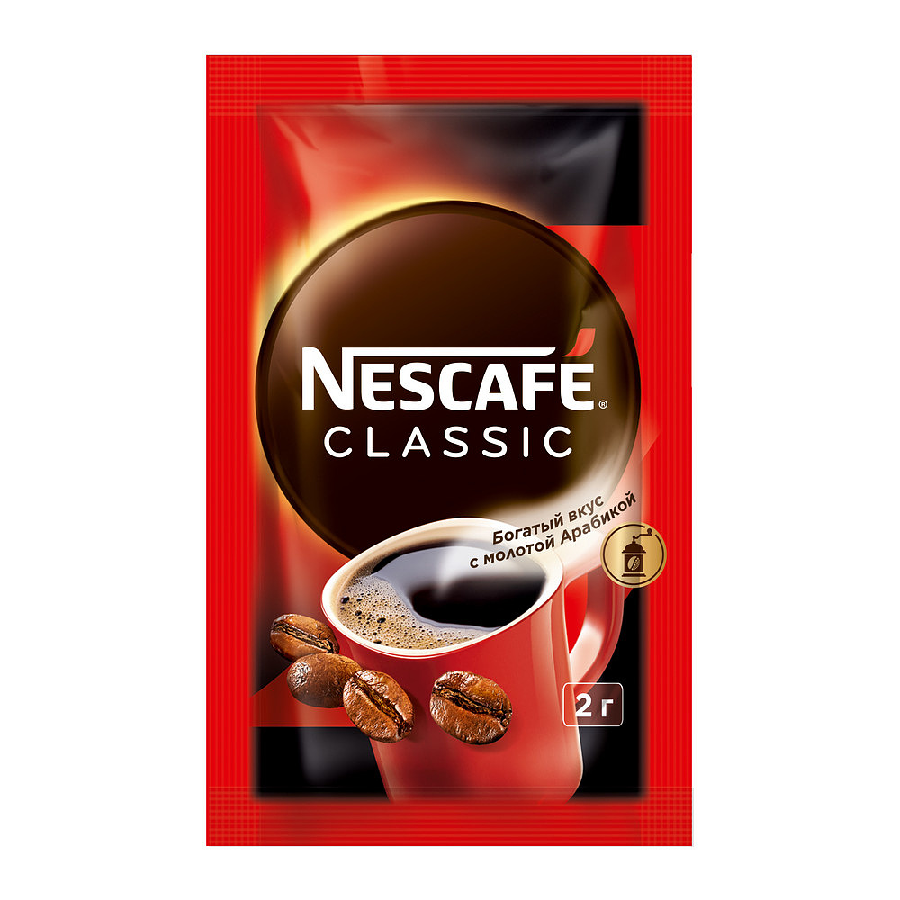 Кофе "Nescafe" Classic, растворимый, 2 гx30 пакетиков - 8