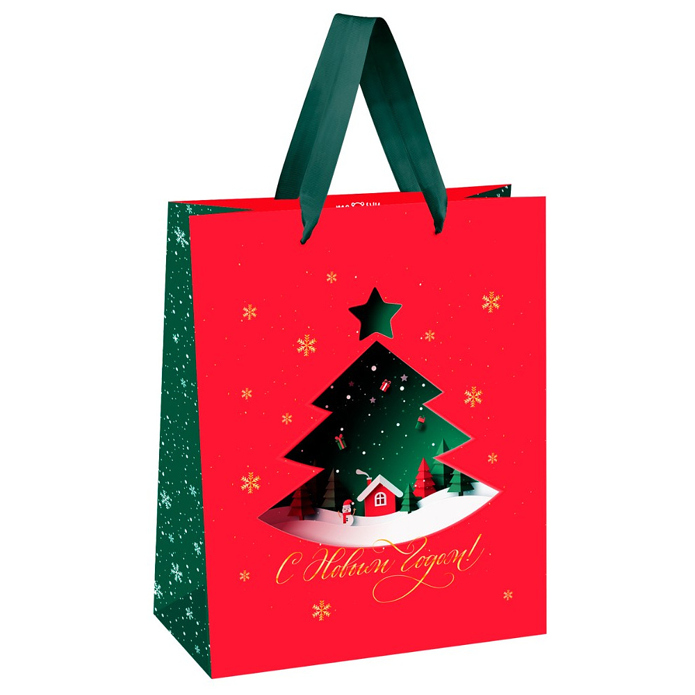 Пакет подарочный "Christmas magic", ламинированный