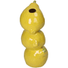 Ваза "Lemon", керамика, 20х9х11 см, желтый - 2