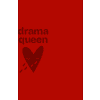 Бизнес тетрадь А5 «Drama Queen» soft touch, красный - 2