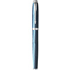 Ручка перьевая Parker "IM Premium Blue Grey CT", F, голубой, серебристый, патрон синий - 3