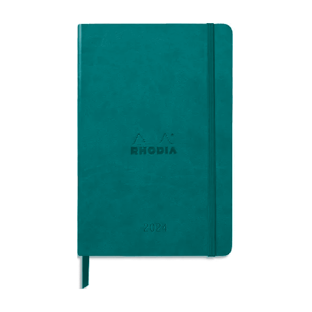Ежедневник датированный "Rhodiatime", A5, 160 страниц, линованный, зеленый