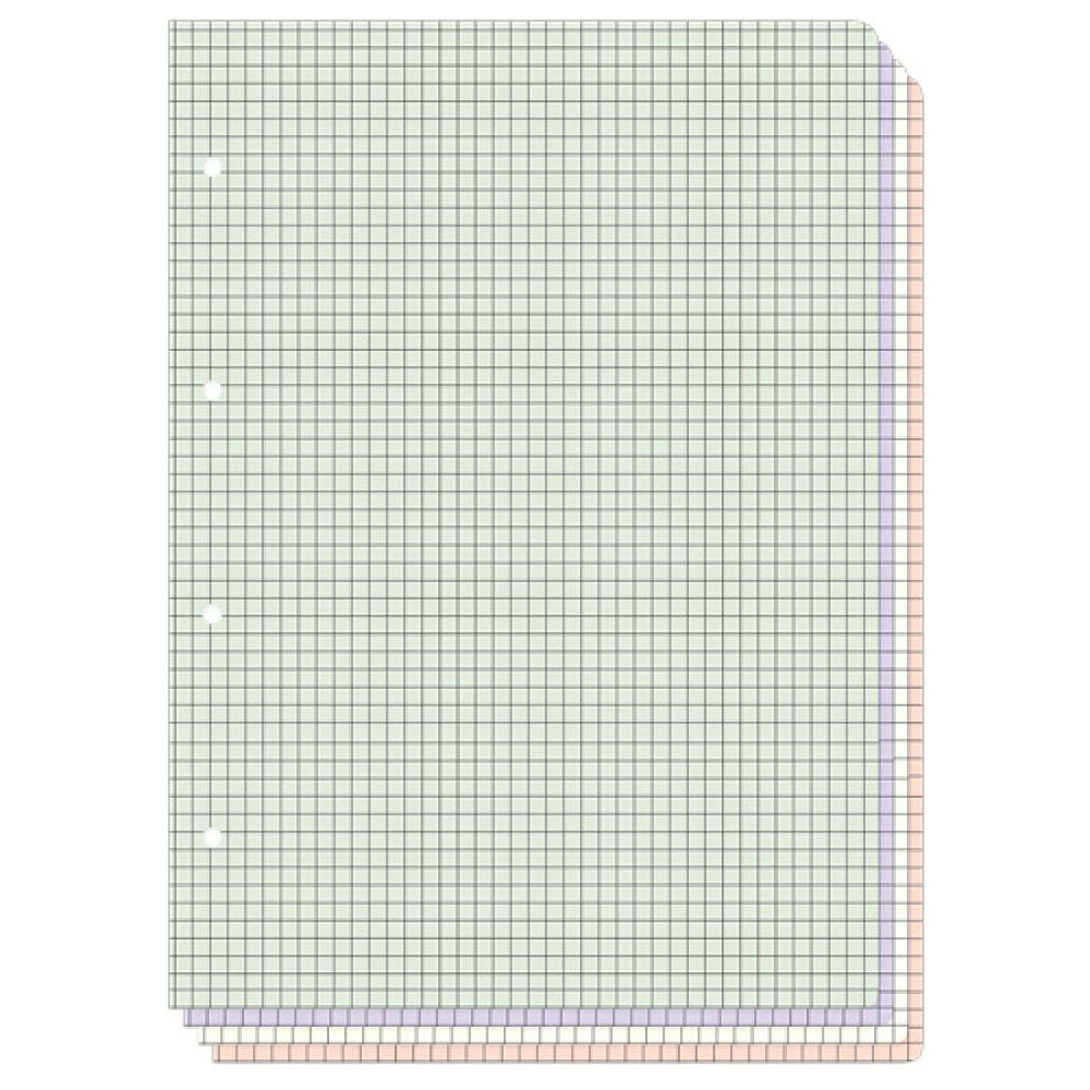 Сменный блок для тетради на кольцах "Альт", A5, 80 листов, клетка, ассорти