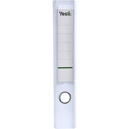 Папка регистратор "Yesli:", А4, ПВХ, 50 мм., белый - 2