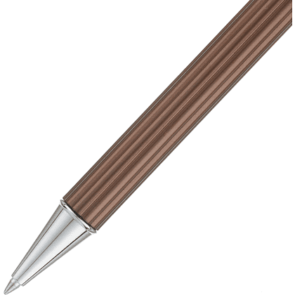 Ручка шариковая "Pierre Cardin Royal", 0.7 мм, коричневый, серебристый, стержень синий - 5