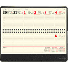 Еженедельник датированный "Iguana", черный