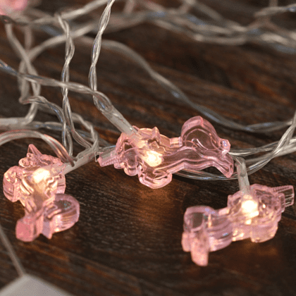 Гирлянда электрическая LED "Нить" с насадками "Единорог", 2 м, тепло-белый - 3