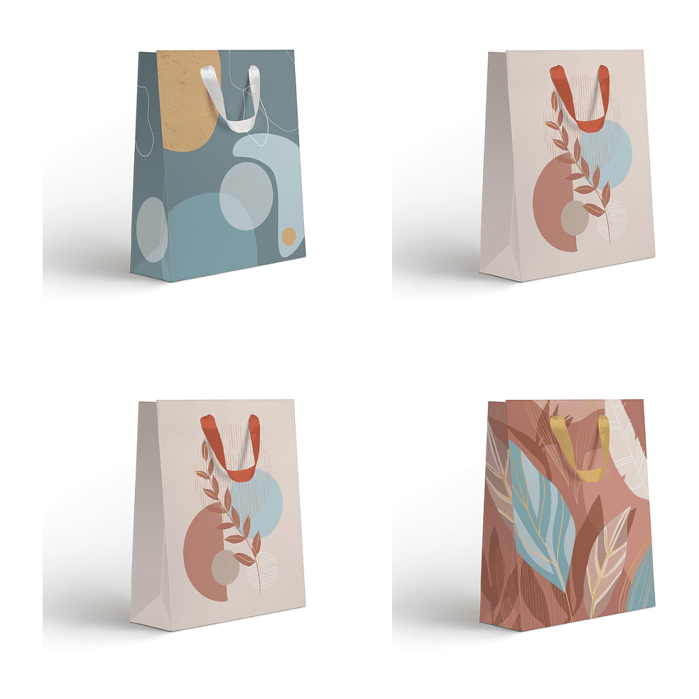 Пакет бумажный подарочный "Dune", 18x22.7x10 см, ассорти