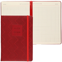 Ежедневник недатированный "FIORENZO Note Book", A5, 168 страниц, бордовый