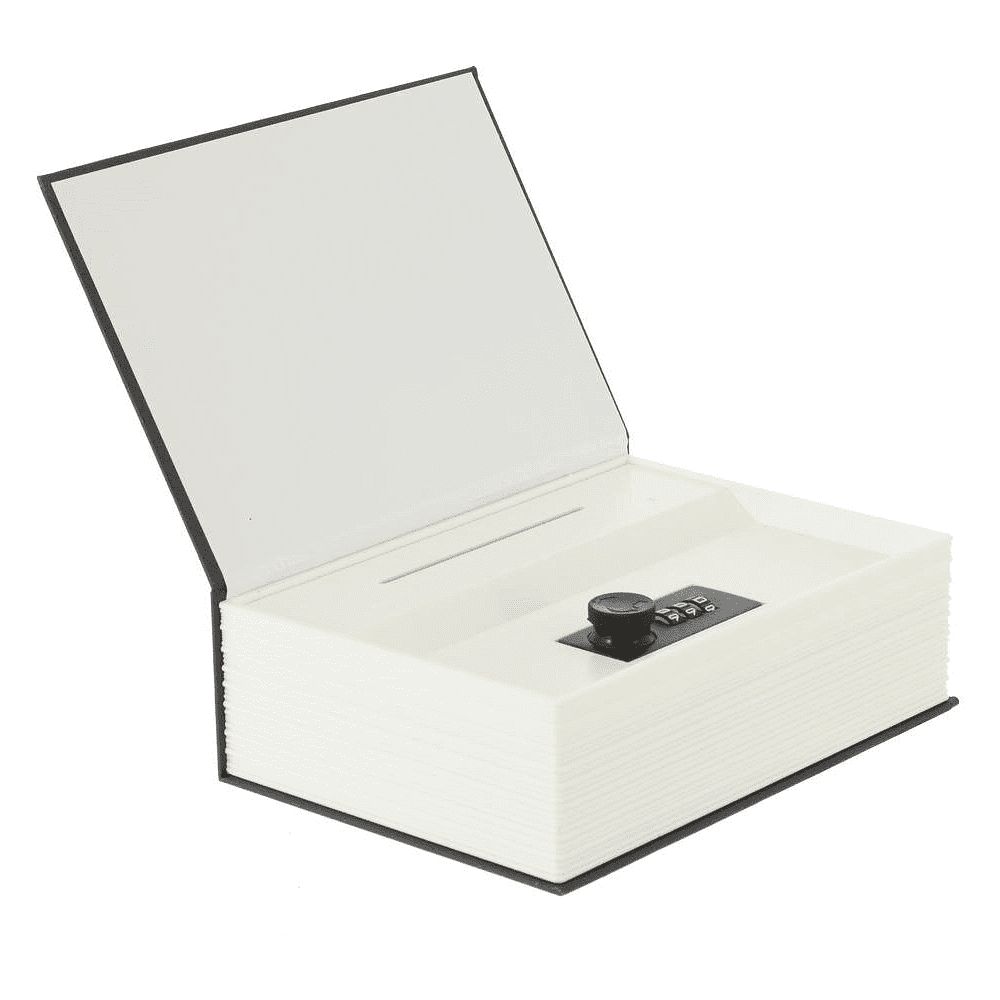 Копилка "Книга", полимер, металл, черный - 6