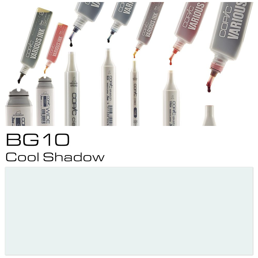 Чернила для заправки маркеров "Copic", BG-10 прохладная тень - 2