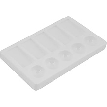 Палитра пластиковая "Сонет", прямоугольная, 10 ячеек, 19x11.5 см