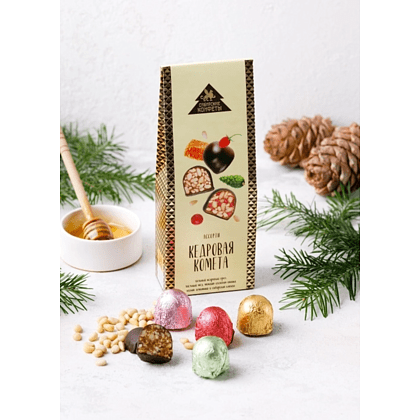 Конфеты "Кедровая комета", ассорти, 70 г - 4