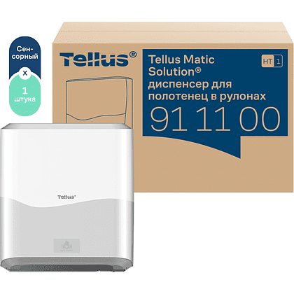 Диспенсер сенсорный Tellus Matic, для полотенец в рулонах, белый, HТ1 - 2