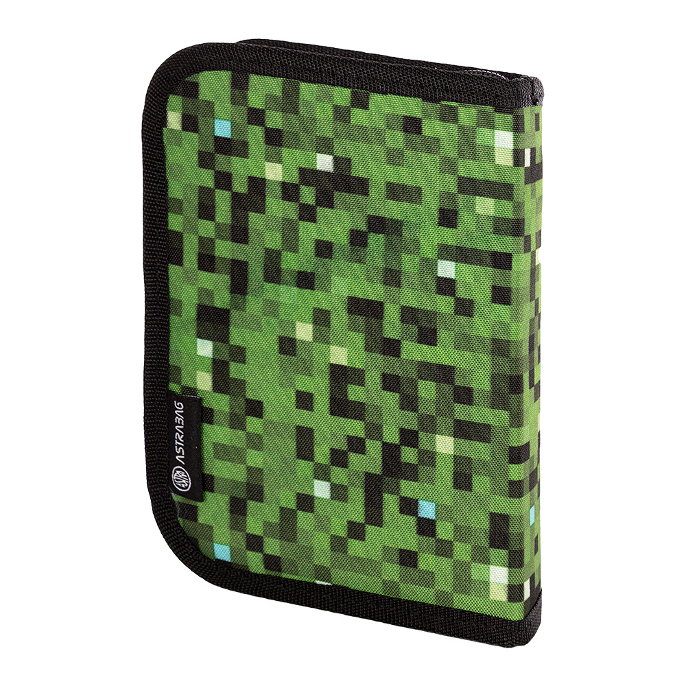 Пенал "Pixel one", 1 отделение, зелёный - 5