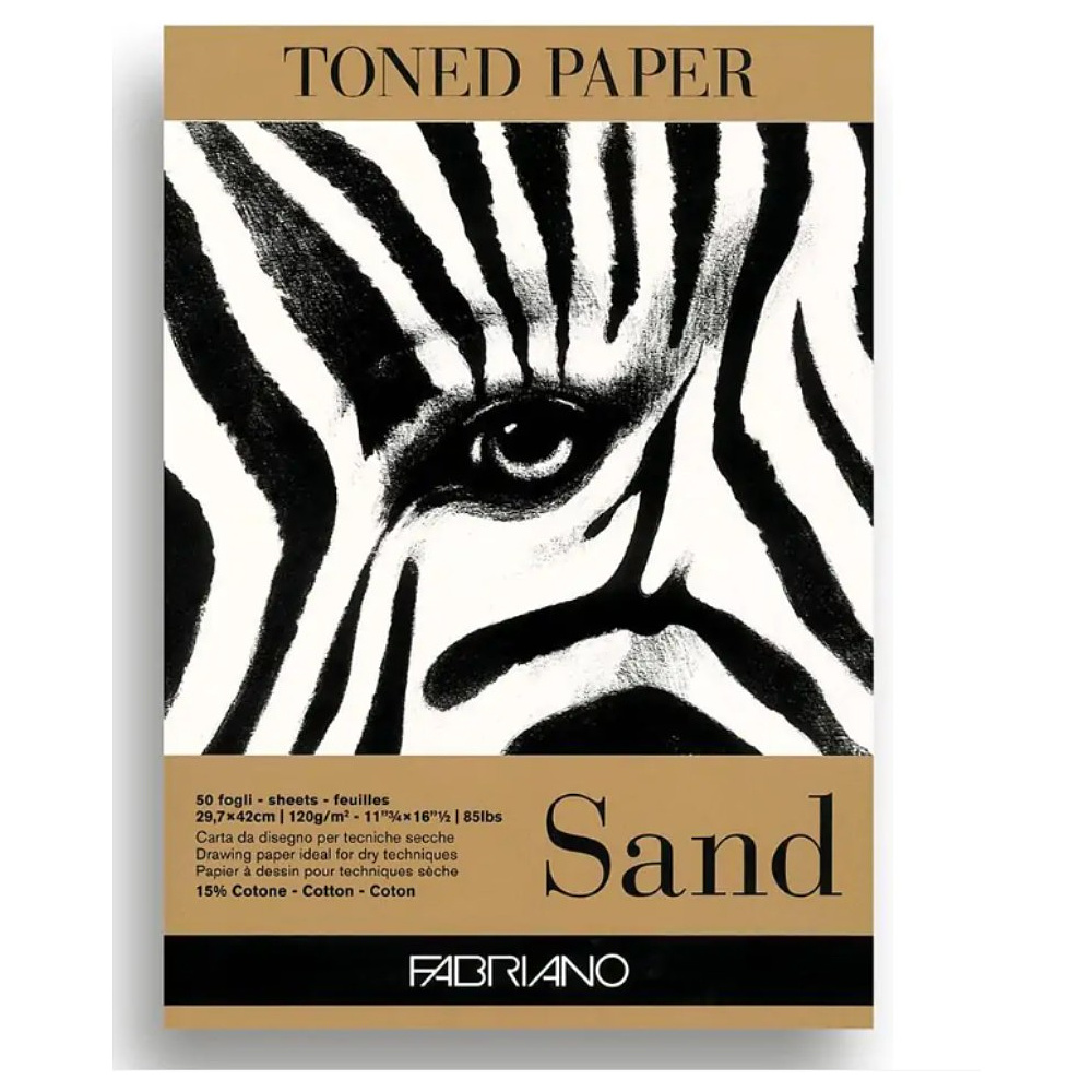 Блок бумаги для рисования "Fabriano. Sand", 29,7х42 см, 120 г/м2, 50 листов
