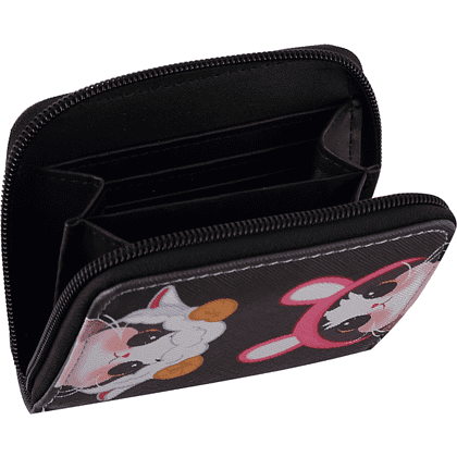 Кошелек "Cat fun", черный - 3