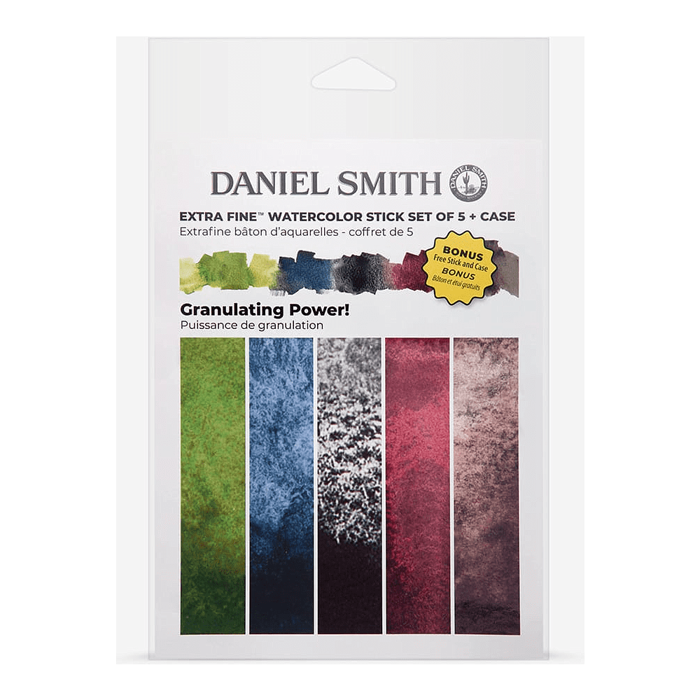 Набор стиков акварельных "Daniel Smith Aquatic Granulating Power Set", 5 цветов - 7