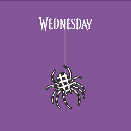Блокнот в гибкой обложке «Wednesday», А5, фиолетовый - 2