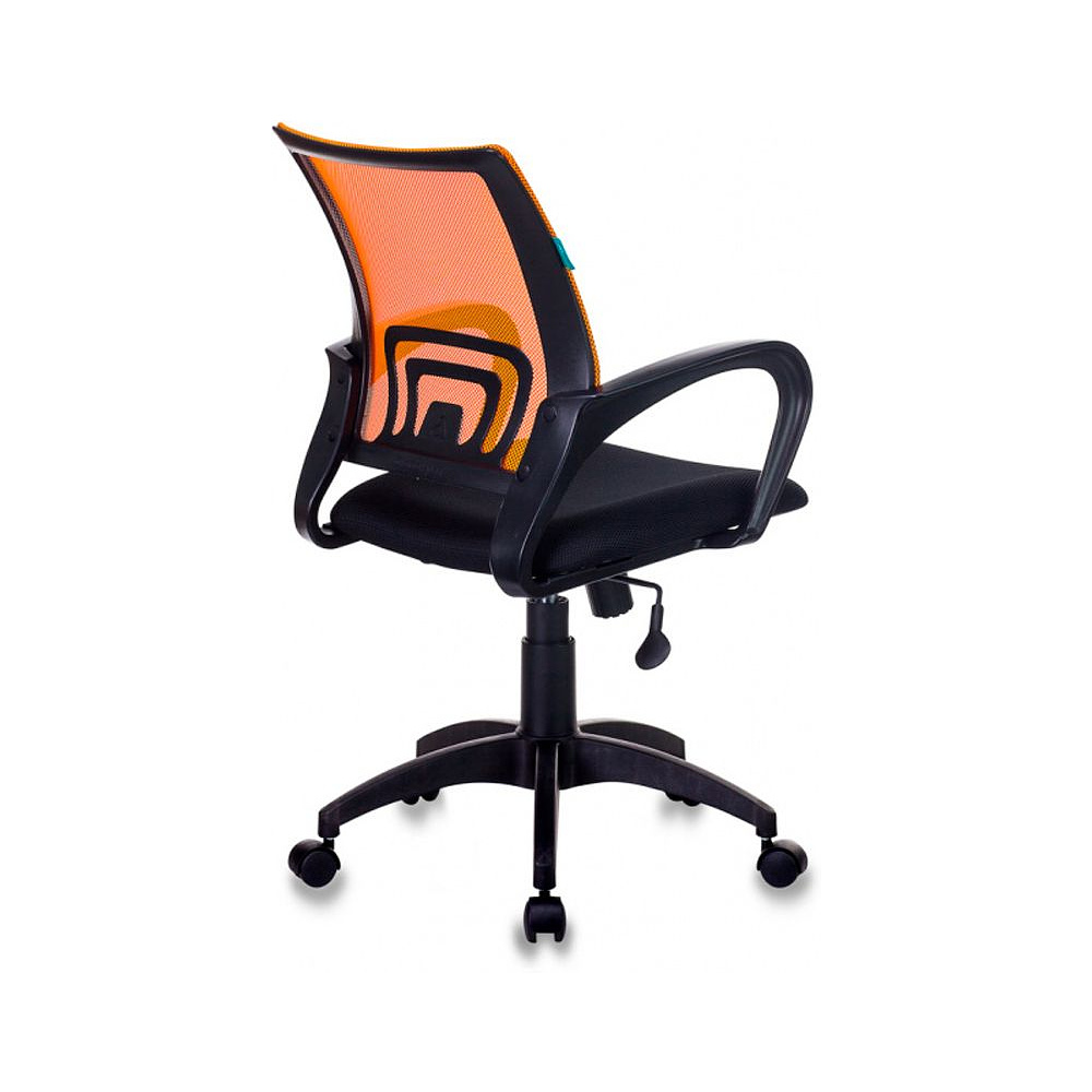 Кресло для персонала Бюрократ "CH-695N/BLACK", ткань, пластик, оранжевый - 5