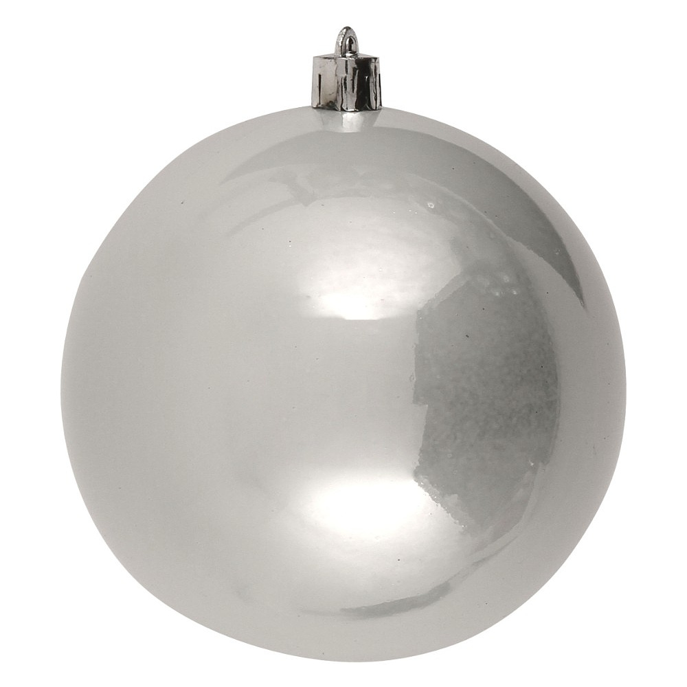 Шар елочный "200120", 10 см, 3 шт/уп., пластик, ассорти - 5