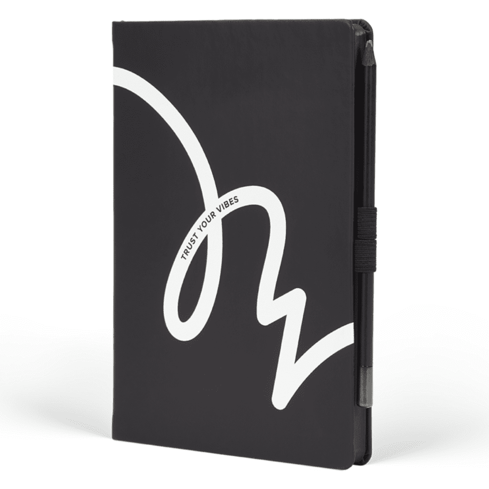 Блокнот "Doodle total black", А5, 96 листов, черный, срез черный - 3