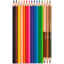 Цветные карандаши Maped "Skin Tones", 12+3 шт