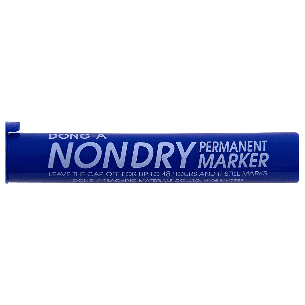 Маркер перманентный "Non-Dry", синий - 3