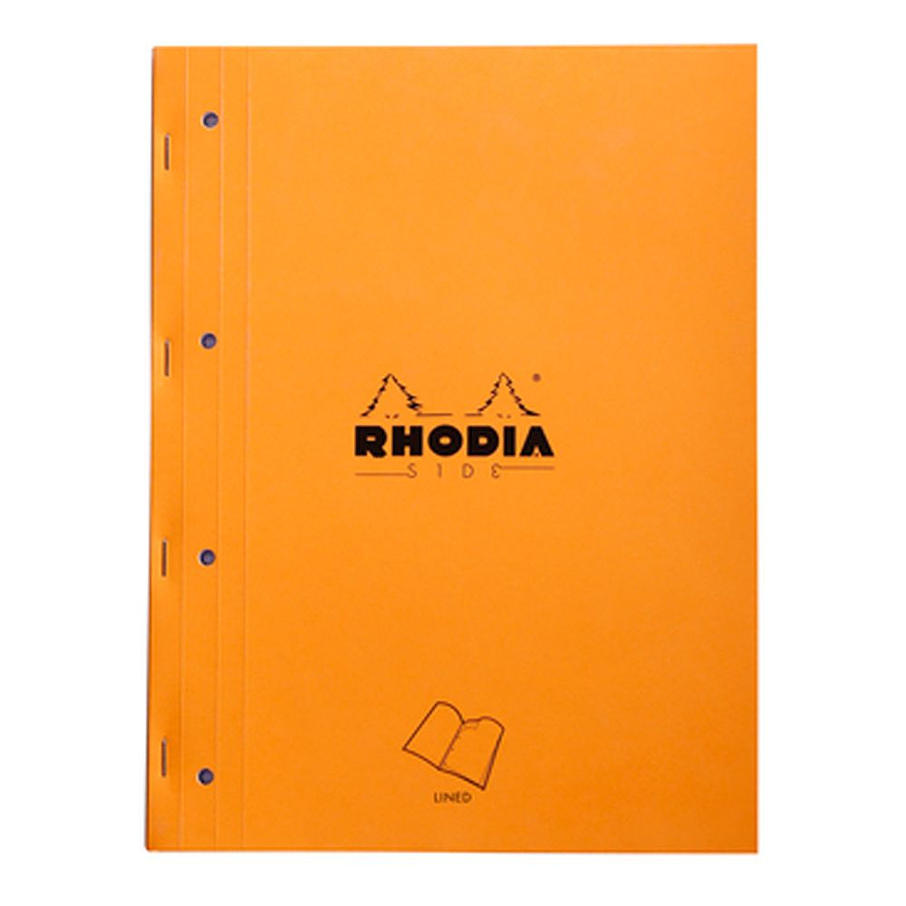 Блокнот "Rhodia", А4+, 80 листов, линейка, оранжевый