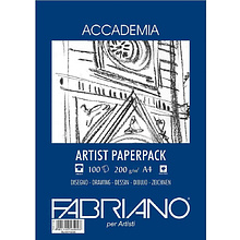 Блок бумаги для рисования "Fabriano. Art pack", А4, 200 г/м2, 100 листов