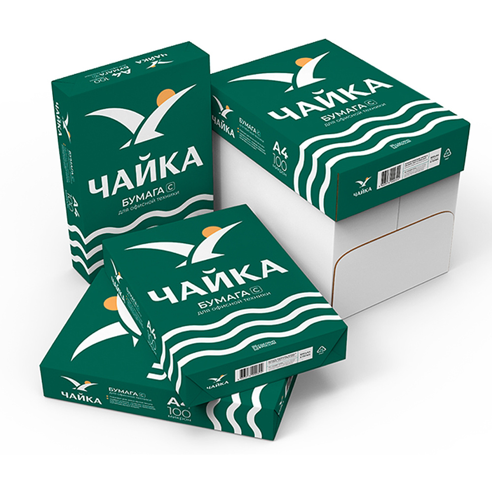 Бумага "Чайка С", А4, 500 листов, 75 г/м2 - 7