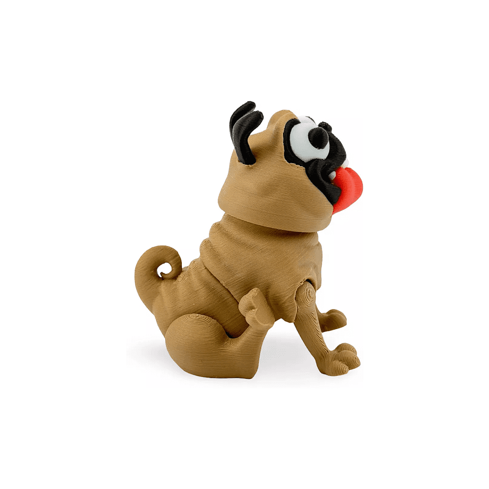 Игрушка 3D "Мопс Персик" - 4