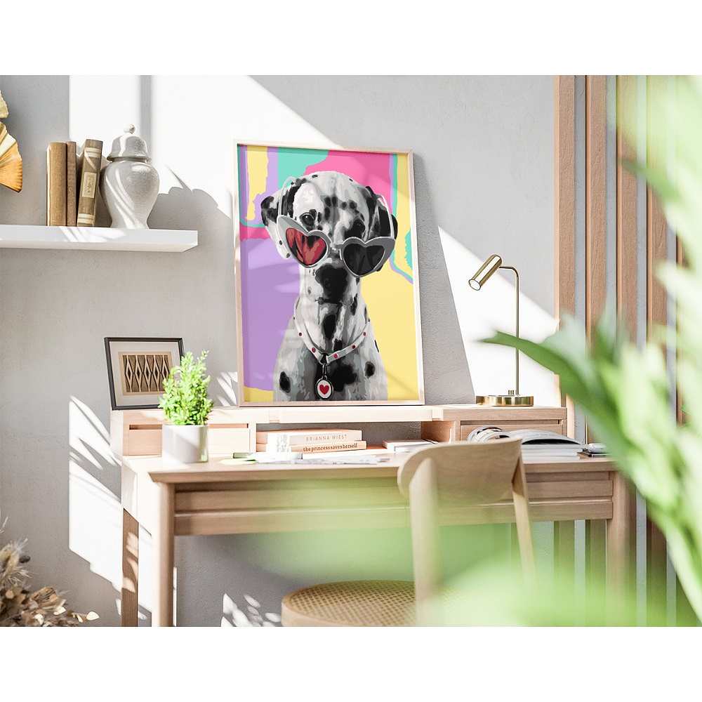 Картина по номерам "Далматинец" - 4 Картина по номерам "Далматинец" - 4