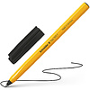 Ручка шариковая "Tops F", 0.4 мм, желтый, стерж. синий - 2