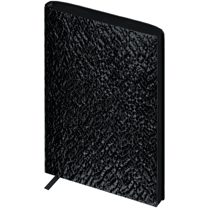 Ежедневник недатированный "Аспид Глосс", А6+, 320 страниц, линейка, черный - 2