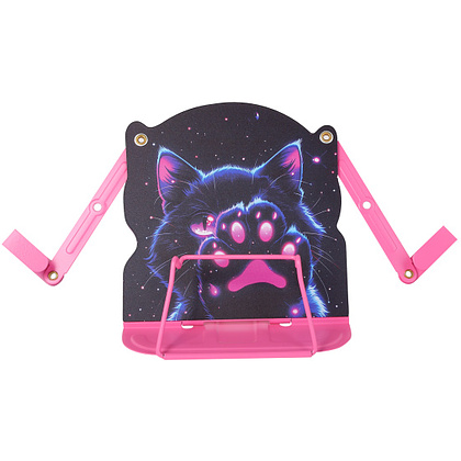 Подставка для книг "Cosmo Cat", черный, розовый - 2