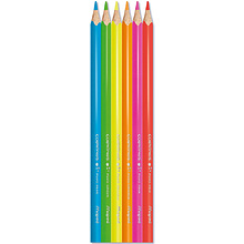 Цветные карандаши флуоресцентные Maped "Color'Peps Fluo", 6 цветов, -50%