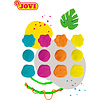 Пластилин для детской лепки "JOVI", 6 цветов, неон, растительный - 5