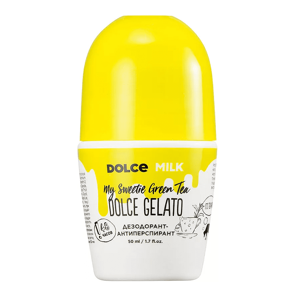 Дезодорант-антиперспирант шариковый DOLCE MILK GELATO "Мой сладкий, зеленый чай", 50 мл